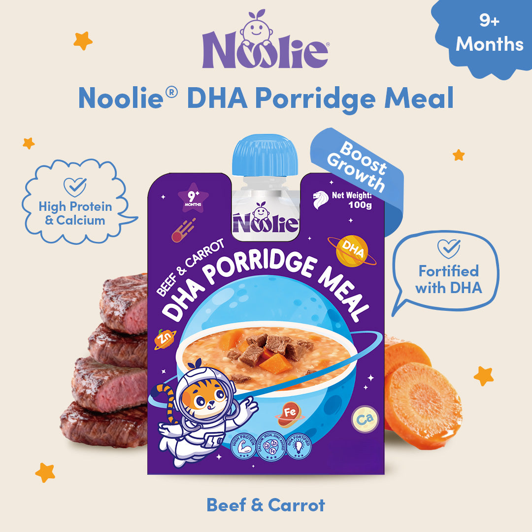Noolie® DHA Porridge Meal - Beef & Carrot