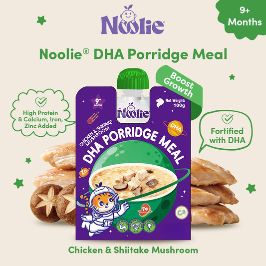 Noolie® DHA Porridge Meal - Chicken & Shiitake Mushroom