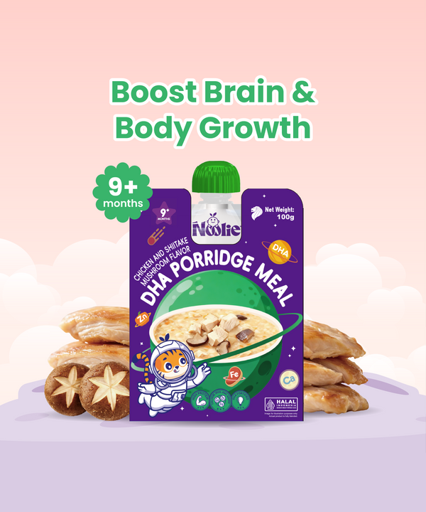 Noolie® DHA Porridge Meal - Chicken & Shiitake Mushroom