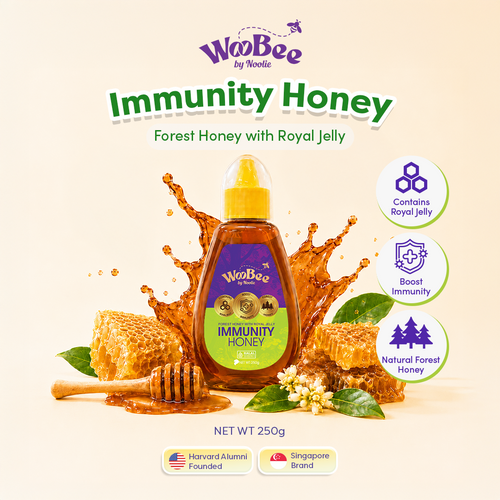 WooBee Immunity Honey (Forest Honey with Royal Jelly)