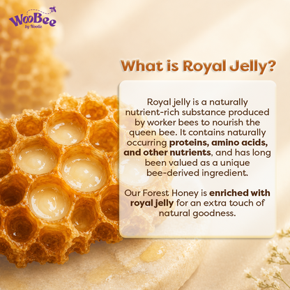 WooBee Immunity Honey (Forest Honey with Royal Jelly)