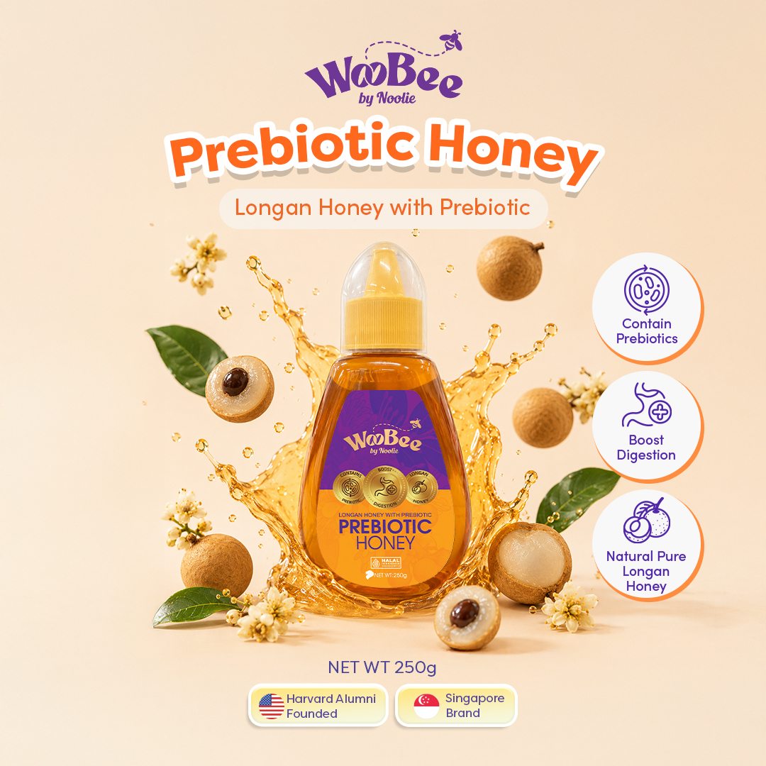 WooBee Prebiotic Honey (Longan Honey with Prebiotic)